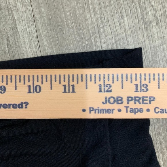 Athleta Black Wrap Front Lounge Yoga Sz Small Pants Draped Leg Slits Relaxed Fit - Picture 9 of 12